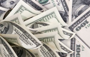 A pile of money