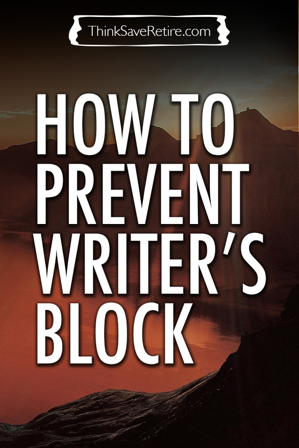 How to prevent writer's block