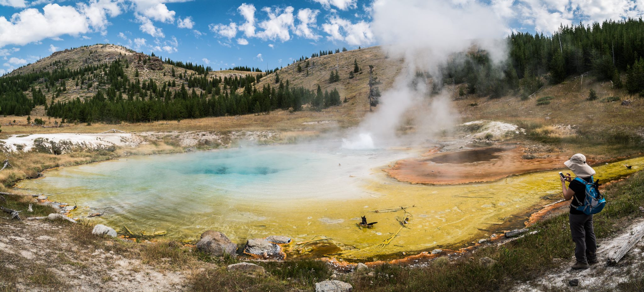 An inspiring story from a Yellowstone geyser