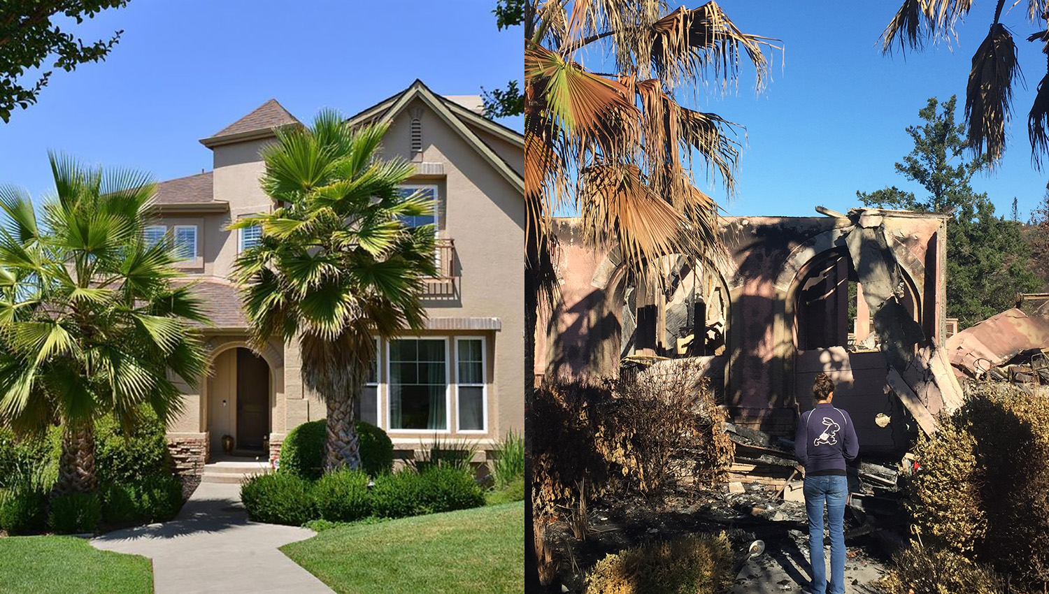 A hard reset after losing everything in the Tubbs fire